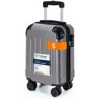 YONSLY Hartschalen-Trolley Hartschalen-Reisekoffer Trolley Rollkoffer in S/M/L/XL Größen, 4 Rollen, mit 360°-Lenkrollen, Zahlenschloss und mehrstufigem Teleskopgriff