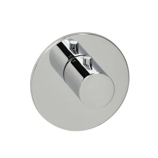 Herzbach Logic XL Fertigmontageset 11.500100.1.01 für Einzel-Thermostat-Modul, d= 116mm, chrom