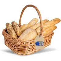Creative Home Tablett Weidentablett Korbtablett mit Henkel, Boden aus unbehandeltem