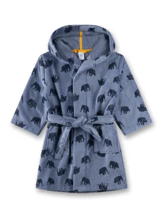 Sanetta - Bademantel/Morningcoat stone wash - Gr. - 104