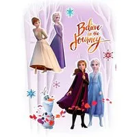 Komar Wandtattoo Frozen 2 - Believe in the Journey - Größe 50 x 70 cm (10 St), selbstklebend, Wandsticker, Kinderzimmer