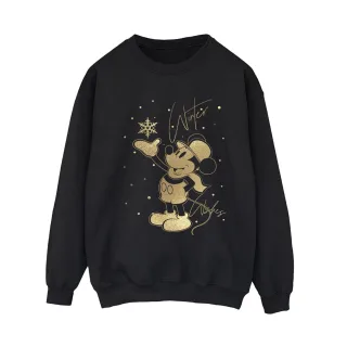 Disney - "Winter Wishes" Sweatshirt für Damen (Schwarz)