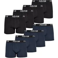 ADAM JEANS Boxershorts Herren Boxershorts aus extra weicher 100% Baumwolle Trunks Men Boxer-1 (8-St., 2er Set, 6er Set, 8er Set, 10er Set, 12er Set) Boxershorts Herren Boxer Shorts Männer Unterhosen Trunks Underwear
