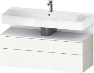 Duravit Qatego Waschtischunterbau wandhängend Weiß Hochglanz 1190x470x590 mm - QA4396018220000 QA4396018220000