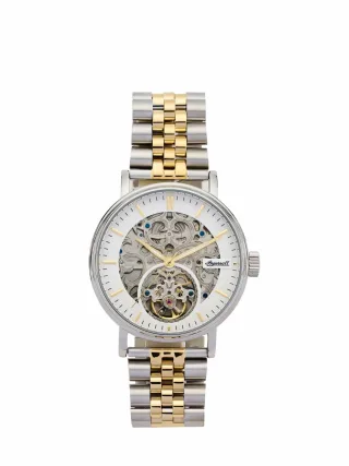 Ingersoll Herren Uhr The Charles Blau Edelstahlgehäuse mit gehärtetem Mineralglas