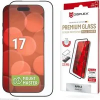 Displex Displayschutzglas Premium Glass Screen Protector mit EASY-ON MountMaster für Apple iPhone 17, Displayschutzfolie, Schutzfolie, Bildschirmschutz, kratz- & stoßfest