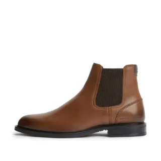 Tommy Hilfiger - Leder Chelsea Boots braun - Gr. - 43