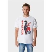 Oldskull T-Shirt Asian Fuji Wave Graphic mit coolem asiatischen Print