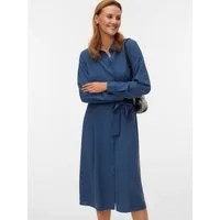 Vero Moda Midikleid VMESME LS CALF SHIRT DRESS WVN GA Sommerkleid