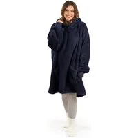 Blumtal Hoodie Ärmeldecke Unisex - flauschig mit Ärmeln - OEKO-TEX zertifiziert mit Ärmeln und Fußtasche
