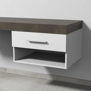 Sanipa Anbau-/Solitärschrank 2morrow (G2354) 340x600x520 Weiß-Matt, G235401 G235401
