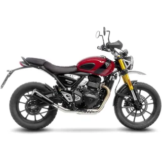 LeoVince Sportauspuff GP ONE Black Triumph Scrambler 400 X / Speed 400 Bj.2024-2026 EURO5+ / +ABE