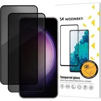 Wozinsky Displayschutzglas Privacy Glass 2 x gehärtetes Glas für Samsung Galaxy A57 für Samsung Galaxy A57, Mehrpackung, Displayschutz mit integriertem Sichtschutzfilter