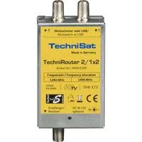 TECHNIROUTER MINI 2/1X2, Multischalter silber