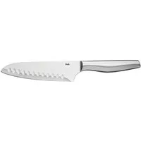 Fissler Santokumesser Essential, breite Klinge, Halbkropf, leicht gebogenes Klingenprofil, Kullen