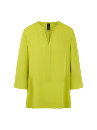 Marc Cain Collections - Lockere Bluse im Tunika-Stil apple green new - Gr. - 44