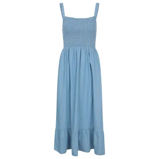 Mountain Warehouse - "Marbella" Midikleid Gesmockt für Damen (Blassblau)