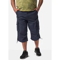 Men Plus Bermudas 3/4-Cargohose Ripstop teilelastischer Bund