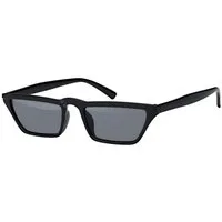 BEZLIT Eyewear Retrosonnenbrille Rundglas Designer Damen Sonnenbrille (1-St) mit schwarz und braunen Linsen