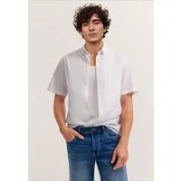bugatti Kurzarmhemd Modern Fit mit Button-Down-Kragen