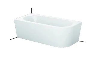 Bette Starlet IV Silhouette 6660 CERVK, 175x80x42 cm weiß, 6660-000CERVK 6660-000CERVK