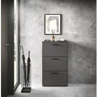 HBZ Schuhkipper Sam Schuhkipper, Schuhschrank BxHxT 59x103x17 cm (1 St), Schuhkipper, Schuhschrank mit 3 Klappen, BxHxT 59x103x17cm