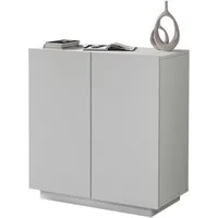 Home affaire Aktenschrank Essential, Mehrzweckschrank, Büroschrank mit 2 Türen & verstellbaren Einlegeböden, Höhe 86 oder 166 cm, Made in Italy