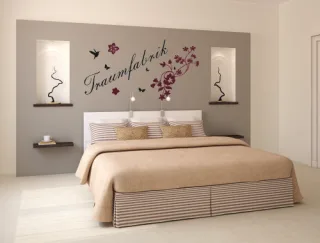 Schlafzimmer Wanddekor "Traumfabrik"
