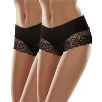 Merry Style Hüftslip Damen Boxershorts MSGAB107-2P (2-St)