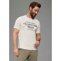 Man's World Rundhalsshirt Neue Kollektion! normale Passform, Kurzarm, mit Print-Applikation