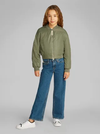 Calvin Klein Kids (PVH Group) - SATIN HERO BOMBER dusty olive - Gr. - 10