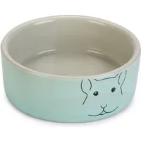 Beeztees Futternapf Meerschweinchen-Napf Frinca Keramik grau/mint