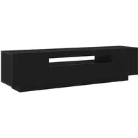 vidaXL TV-Schrank TV-Schränk 160 x 35 x 40 cm Schwarz Holzwerkstoff (1-St)