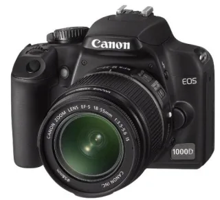 Canon EOS 1000D [10MP Live View 25"] schwarz inkl. EF-S 18-55mm 1:35-56 IS Objektiv