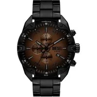 Diesel Chronograph Spiked DZ4691, Quarzuhr, Armbanduhr, Herrenuhr, Edelstahlarmband, analog, Tag