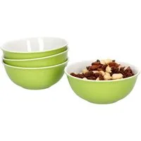 Ritzenhoff & Breker Servierschale 4er Set Schale 11cm Grün Doppio - Ritzenhoff 64162, Porzellan