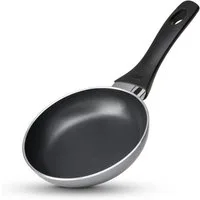 KHG Bratpfanne, Aluminium (16 cm Durchmesser, ILAG-Antihaftbeschichtung, spülmaschinengeeignet), 0,6 Liter Volumen, für alle Herdarten inklusive Induktion