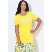 MIAMODA T-Shirt T-Shirt Komfort Fit Tuft-Print Halbarm