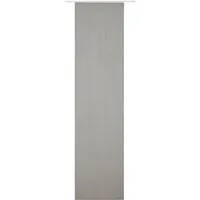 ELBERSDRUCKE Schiebegardine Schiebevorhang mit Klettband Lino taupe 245 x 60 cm (1 St), Klettband, blickdicht, Polyester, einfarbig, modern