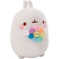 Nici Kuscheltier Molang mit Regenbogenblume, 24 cm, in Geschenkverpackung