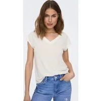 ONLY V-Shirt ONLFREE S/S MOD.V-NECK TOP JRS NOOS