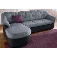 DOMO collection Ecksofa FLORES Schlafsofa, 233x142x86 cm, L-Form, whlw. mit Bettfunktion, whlw. mit Federkern
