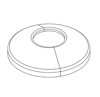 KWC Rosette G1/2xRD 50x10,195.8 Z 01 195.8 Z 01