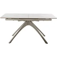 MCA furniture Esstisch CERRITO Auszugtisch 160-220 cm - marmoriert (1-St), Keramik,Metall,Synchronauszug,ausziehbar,8-10 Personen