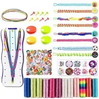 CLTYQ Kreativset Freundschaftsarmband-Bastelse Selber Machen, DIY Schmuckbastelsets, String-Armbänder, Geschenke für 8–12 Jahre alte Kinder
