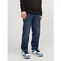 Jack & Jones Junior Relax-fit-Jeans JJICHRIS robust, pflegeleicht, stylisch Abriebeffekte, modisch, loose fit, Denim