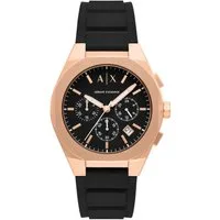 ARMANI EXCHANGE Chronograph SYNC AX4190, Quarzuhr, Armbanduhr, Herrenuhr, Silikonarmband, analog, Tag