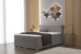 Boxspringbett Schlafzimmerbett RAMIRO 160x220cm in div. Farbvarianten