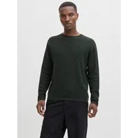 Jack & Jones Rundhalspullover JJEGEORGE KNIT CREW NECK NOOS mit Strick Optik