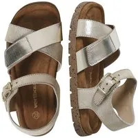 vertbaudet Kinder Sandalen in Glanz-Optik Sandale